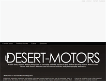 Tablet Screenshot of mag.desert-motors.com